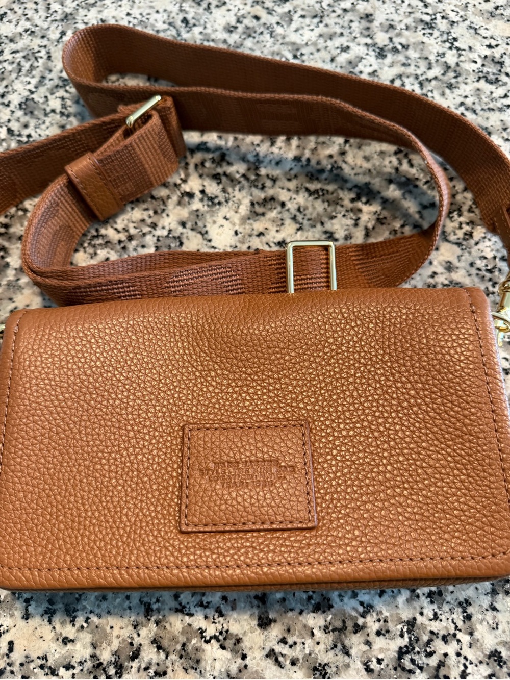 Marc Jacobs Mini Crossbody in Brown Leather with Adjustable Strap - Picture 2 of 5